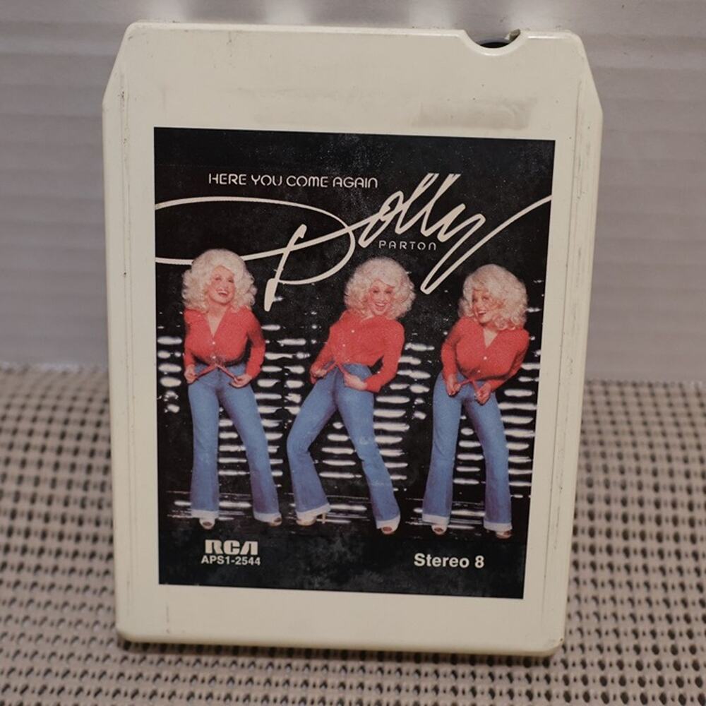 Dolly Parton – Here You Come Again 8-Track Tape 1977 Country Pop RCA